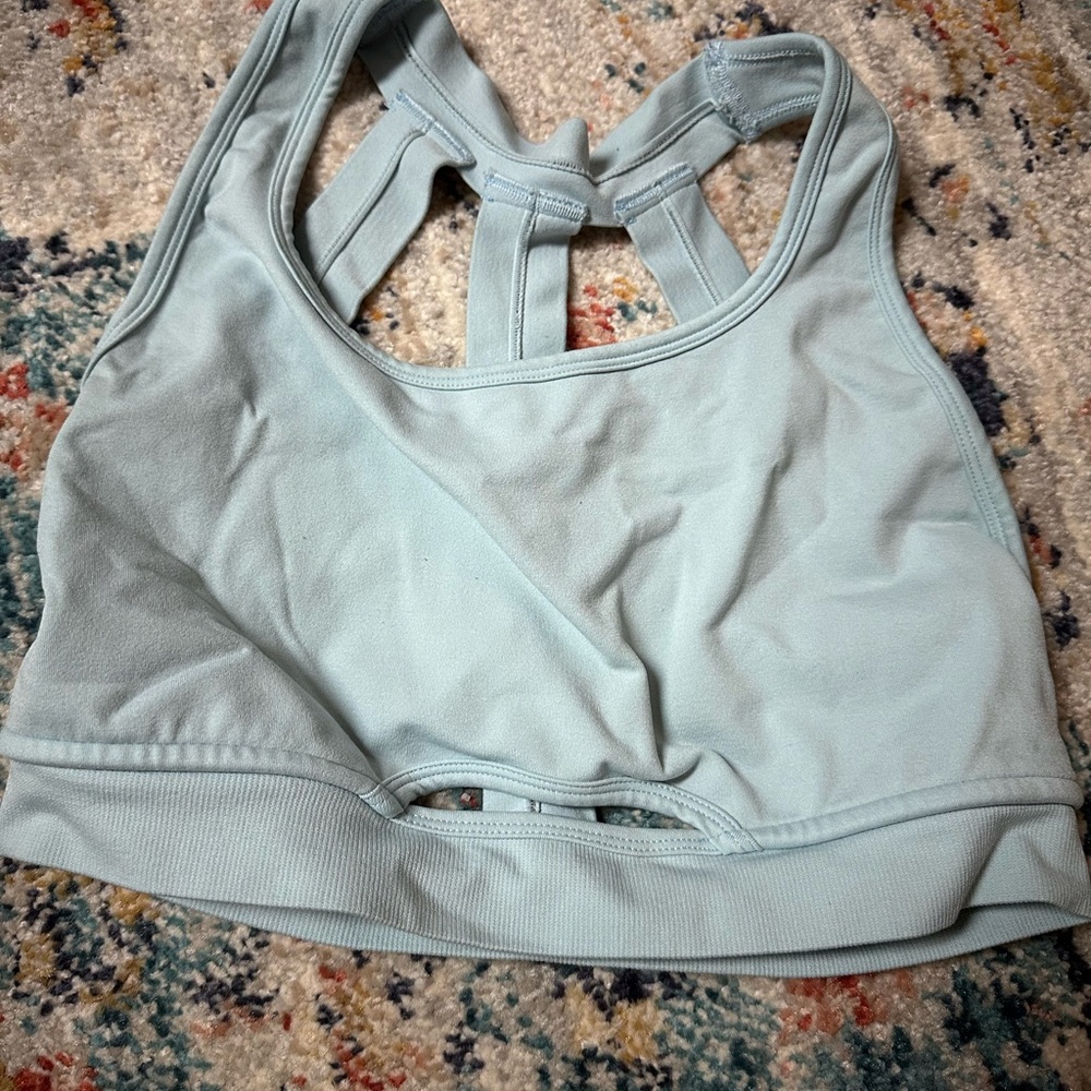Alphalete Sky Blue Sports Bra
